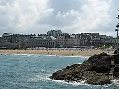 Beach of Plage de l'écluse, Dinard