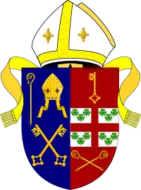 Coat of arms of the United Dioceses of Limerick, Ardfert, Aghadoe, Killaloe, Kilfenora, Clonfert, Kilmacduagh and Emly