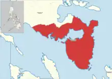 Territorial jurisdiction of the Diocese of Sorsogon