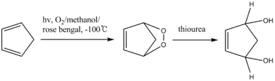 reduction of cyclic peroxide