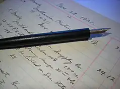 A dip pen