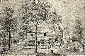 First courthouse of Wood County, [West] Virginia (built ca. 1802)