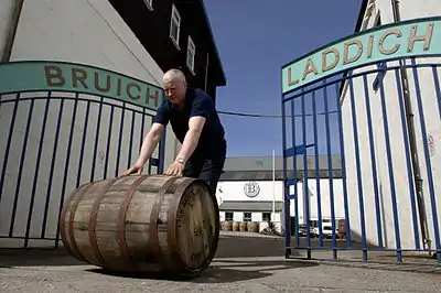 Image 1The Bruichladdich distillery, one of eight on Islay; single-malt whisky is a major product of the islandsCredit: Bdcl1881