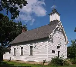 Waterford Community Center, formerly the District No. 72 School, serves as the town hall.