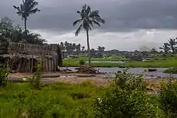 Salt production in Djégbadji