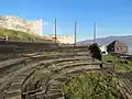 Abandoned amphitheater.