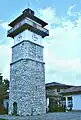 The clock tower in the "Old Dobrich"