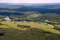 Aerial view of Dobrzyca