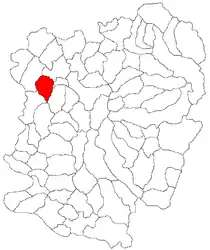 Location in Caraș-Severin County