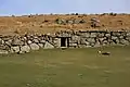 Dog kennel next to Ditsworthy Warren House.