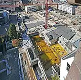 Building site, seen from the cathedral (October 2012)