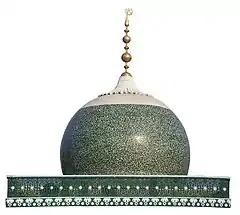 Dome of the shrine of Hazrat Mahboob-e-Zaat