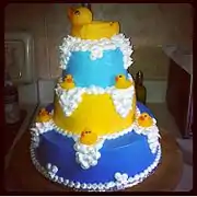 Dominican Baby Shower Cake