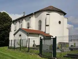 The church in Domptail-en-l'Air