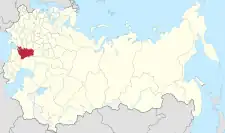 Location in the Russian Empire