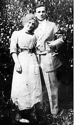 Photo of Dora and Robert Barnstone circa 1910.