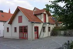 Old masonry at the village square