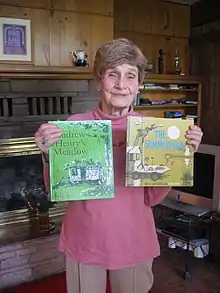 Doris Burn at her home in Guemes Island, Washington