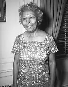 Dorothy B. Porter, librarian and curator at Moorland-Spingarn Research Center at Howard University