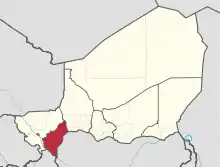 Location within Niger