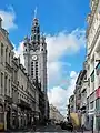 The belfry seen from street level