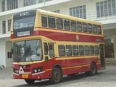 Image 163A double decker bus in Angamaly, India (from Double-decker bus)