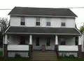 "Double house" (duplex), one of many built in first half of 20th century