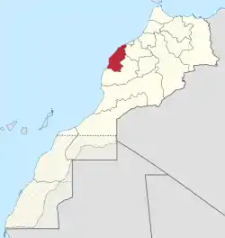 Location in Morocco