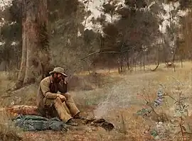 Frederick McCubbin, Down on His Luck, 1889