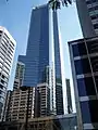 White U.S. Bancorp towers reflected in the Capella Tower.