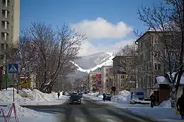 Central part of Yuzhno-Sakhalinsk