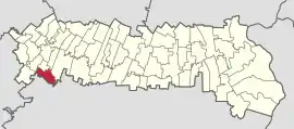 Location in Ialomița County