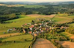 Aerial view from the south