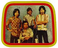 A closeup of Drakkar from the cover of their 1974 album.