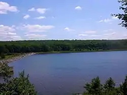 Dreck Creek Reservoir in Hazle Township