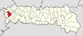 Location in Ialomița County