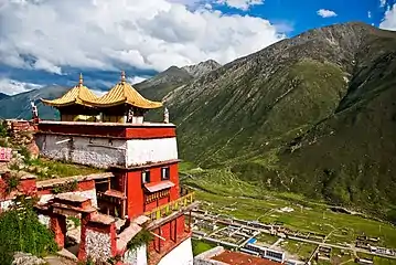 View from Drigung Monastery