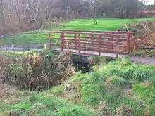 The site of the Drucken Steps on the 1774 Toll road to Milnburn via Hygenhouse