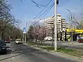 Sibiu street looking towards Timișoara boulevard and E-type prototype buildings (1967)