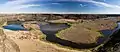 Dry Falls in the semi-desert Channeled Scablands that dominate much of eastern Washington.