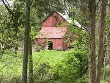 rustic old red barn