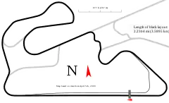 Layout of the Dubai Autodrome