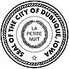 Official seal of Dubuque, Iowa