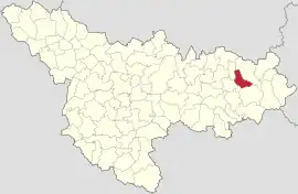 Location in Timiș County