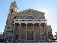 The co-seat of the Archdiocese of Siena-Colle di Val d'Elsa-Montalcino is Concattedrale di S. Salvatore(Montalcino).