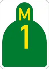 Metropolitan route M1 shield