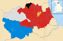 2005 results map