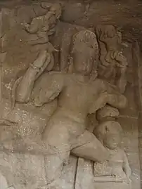 Dvarapala in Elephanta India.