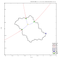 Dynamic external rays landing on repelling period 3 cycle and 3 internal rays landing on  fixed point 
  
    
      
        
          α
          
            c
          
        
        
      
    
    {\displaystyle \alpha _{c}\,}