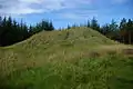 Dyrhøj. One of the many Bronze Age burial mounds in Thy.